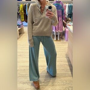 Lisa Yang - Serena Polo Sweater (Grey)